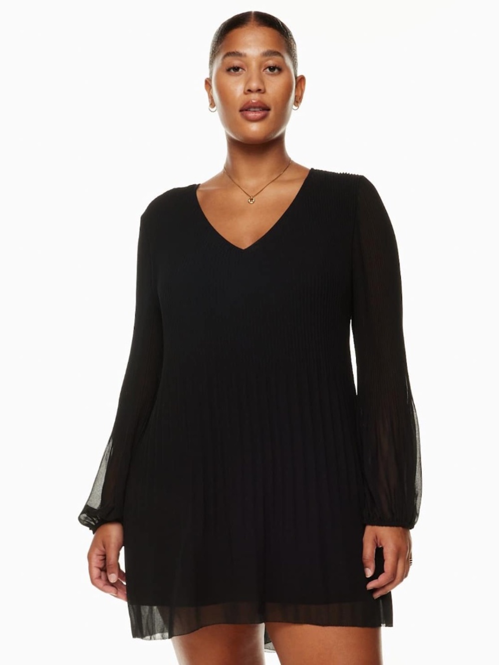 Aritzia Wilfred Daydreamer V-Neck Dress